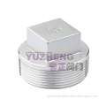 Stainless Steel Square Plug with Male Thread
